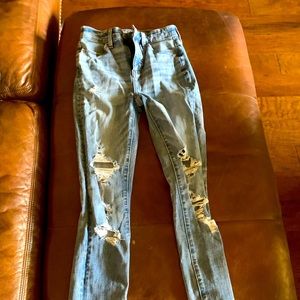 American eagle skinny jeans size 000